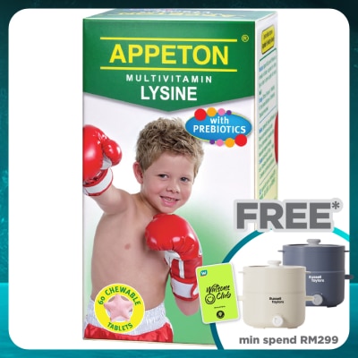 APPETON Multivitamin Lysine with Probiotics 60s