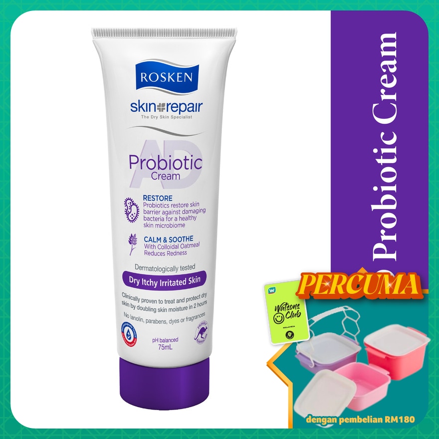 Rosken AD Probiotic Cream 75ml