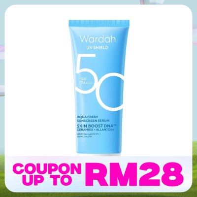 WARDAH UV Shield Aqua Fresh Sunscreen Serum SPF 50 PA++++ 30 ml