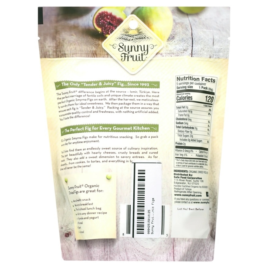 Organic Dried Figs 5 x 50g