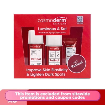 COSMODERM Luminous A Travel Set