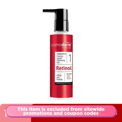 COSMODERM - Luminous A Creamy Liquid Cleansing Gel 120ml