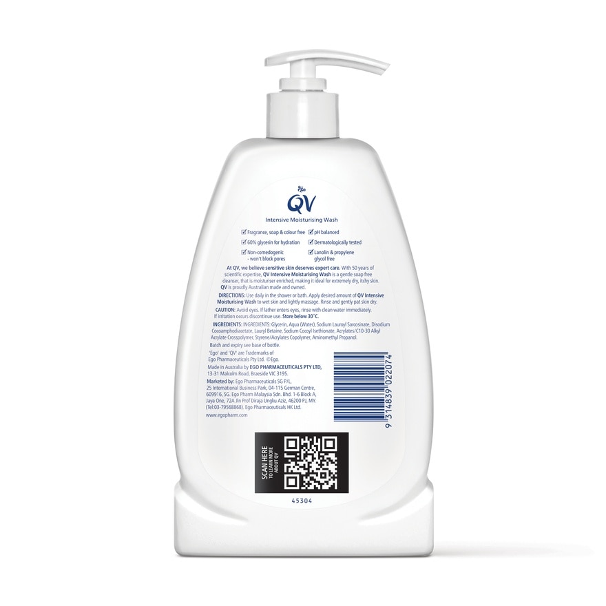 Intensive Moisturising Wash 500g