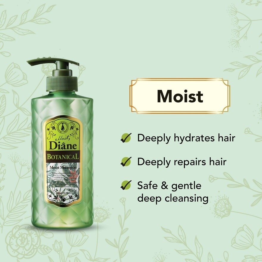 Botanical Moist Shampoo 480ml