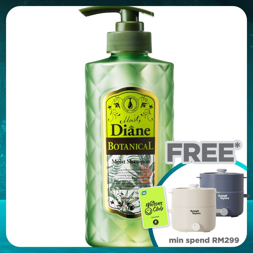 Botanical Moist Shampoo 480ml