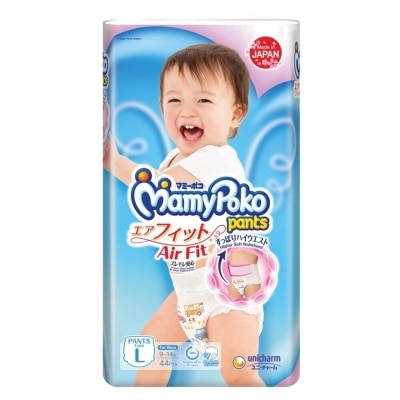 MAMYPOKO Air Fit Baby Boy Disposable Diapers L 44's