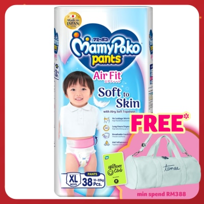 MAMYPOKO Air Fit Baby Boy Disposable Diapers XL 38's