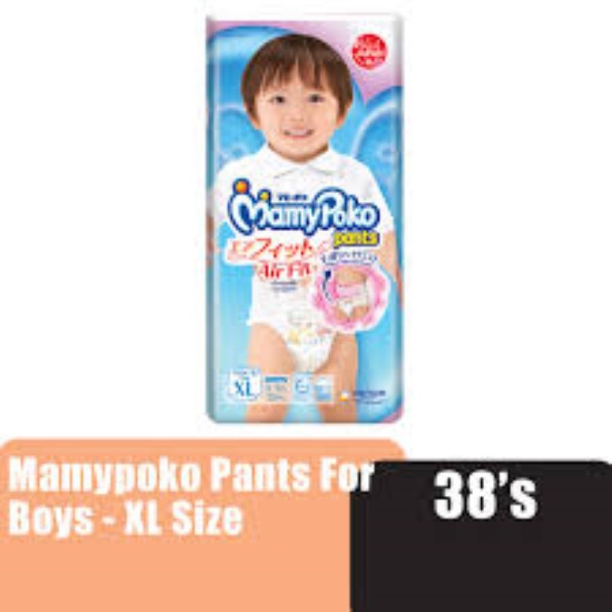 Air Fit Baby Boy Disposable Diapers XL 38's