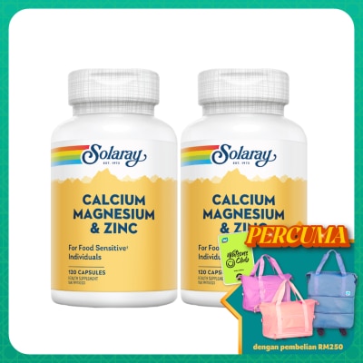 SOLARAY - SOLARAY CAL MAG ZINC 2X120S