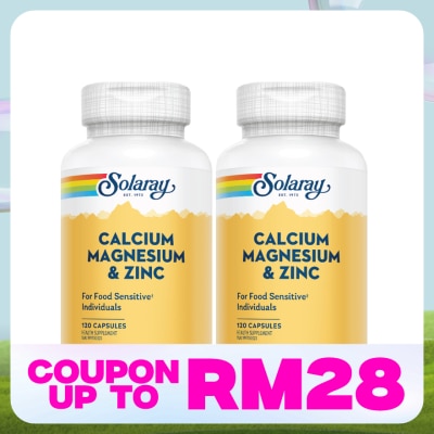 SOLARAY SOLARAY CAL MAG ZINC 2X120S