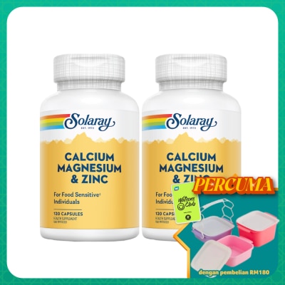 SOLARAY - SOLARAY CAL MAG ZINC 2X120S