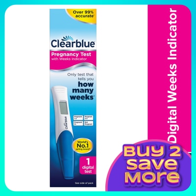CLEARBLUE Digital Pregnancy Test Kit 1's