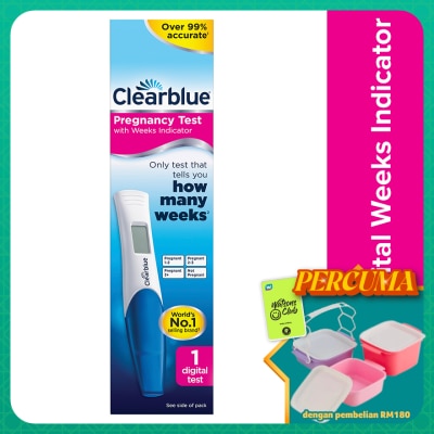 CLEARBLUE - Digital Pregnancy Test Kit 1's