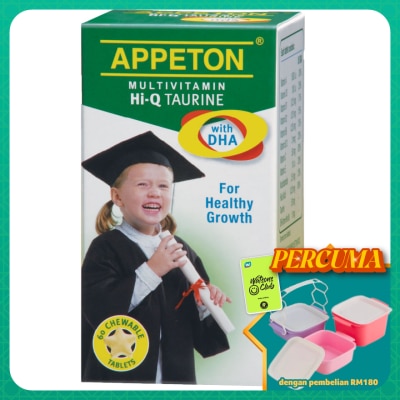 APPETON - Appeton Multivitamin Hi - Q Taurine + Dha 60s