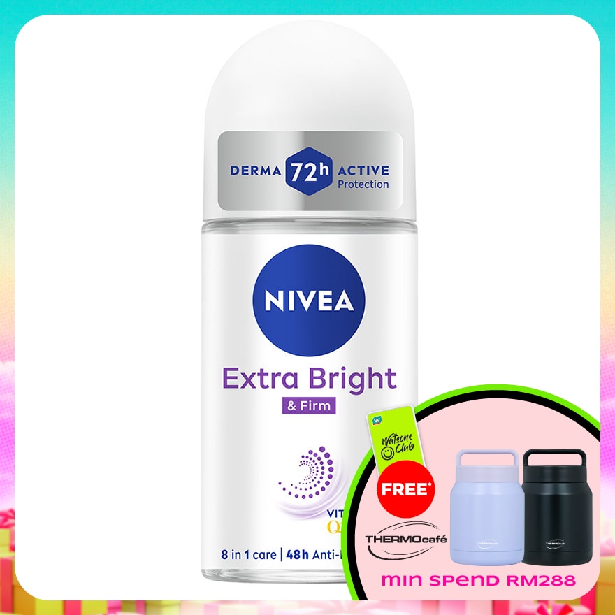 Deodorant Extra Bright & Firm Q10 Roll On TWP 2x50ml