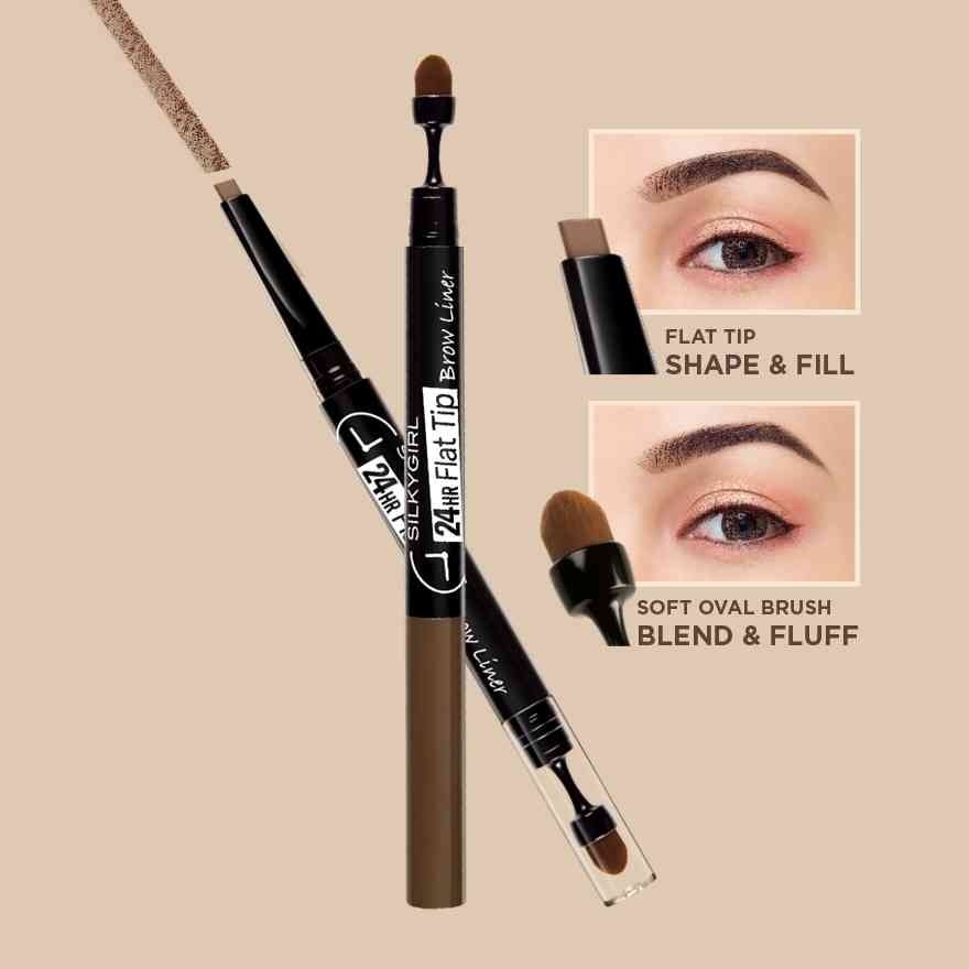 24HR Flat Tip Brow Liner 01 Natural Brow