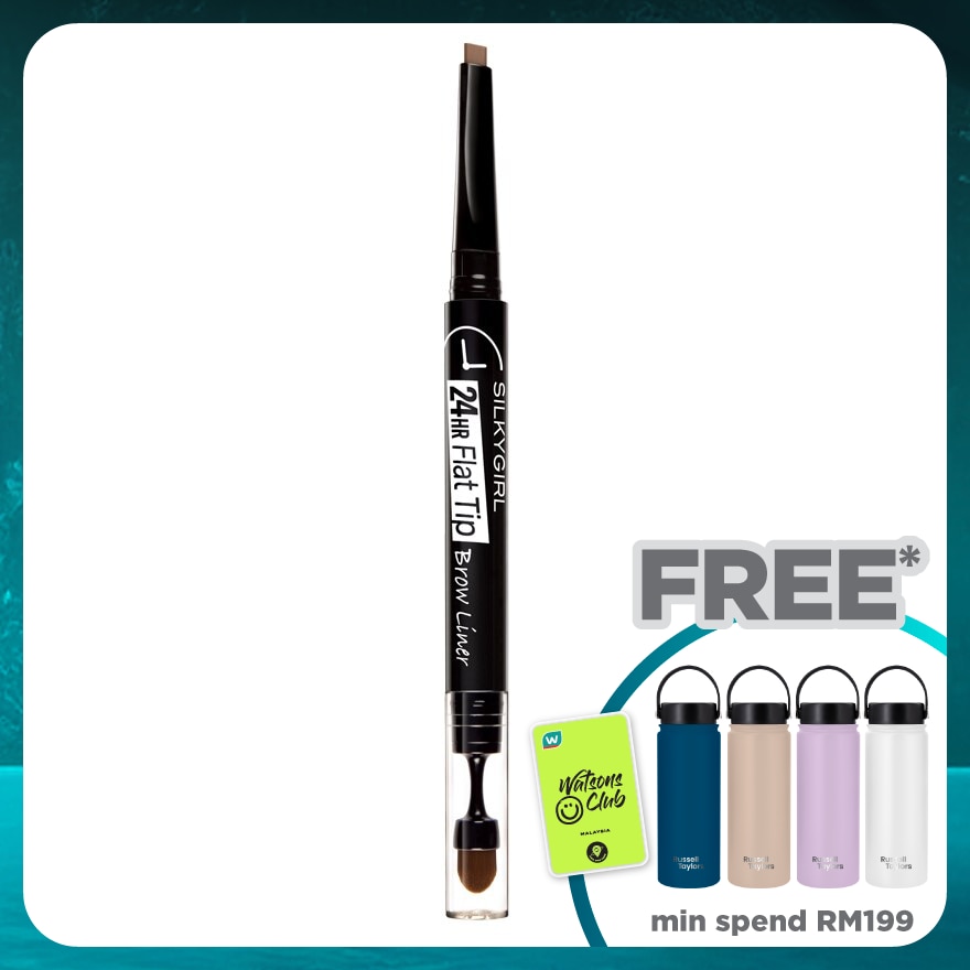 SILKYGIRL 24HR Flat Tip Brow Liner 01 Natural Brow