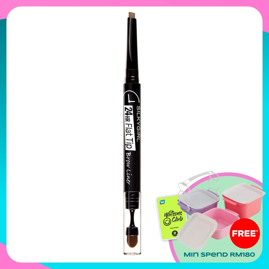 SILKYGIRL 24HR Flat Tip Brow Liner 01 Natural Brow