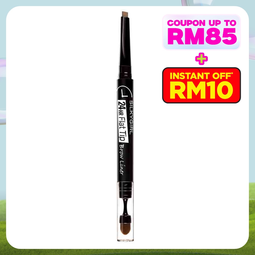 SILKYGIRL 24HR Flat Tip Brow Liner 02 Dark Brown