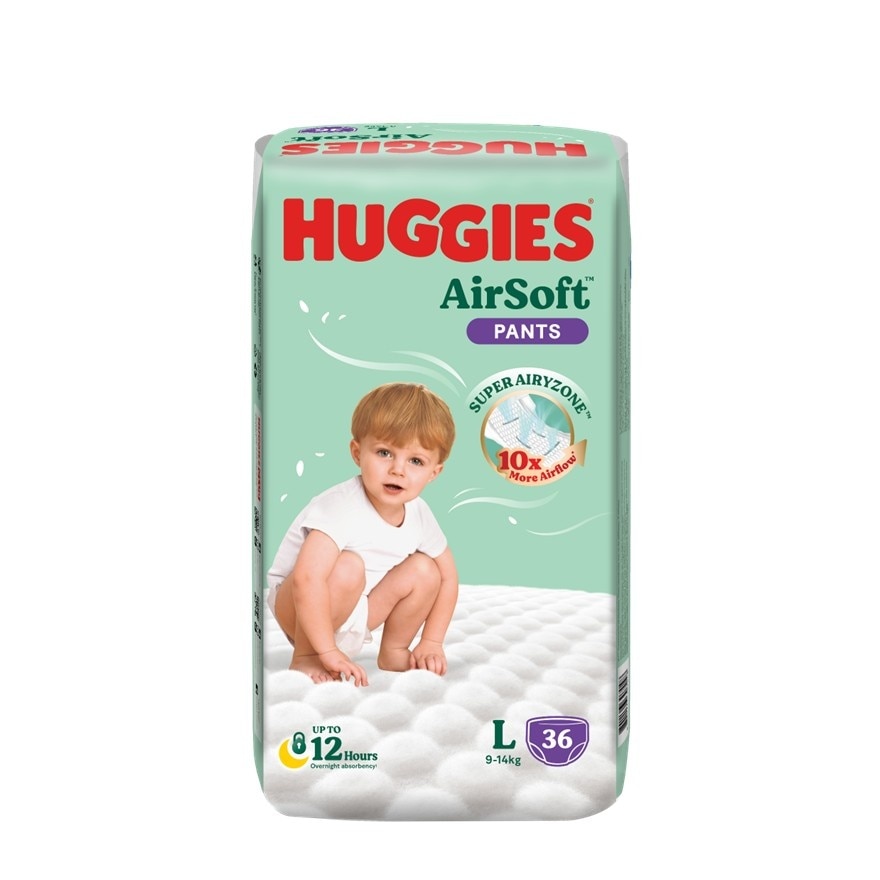 AirSoft Pants Diapers L 36s Breathable and soft diapers for baby
