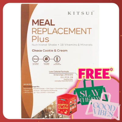 KITSUI Meal Replacement + Choco Cookie & Cream 30gX15s