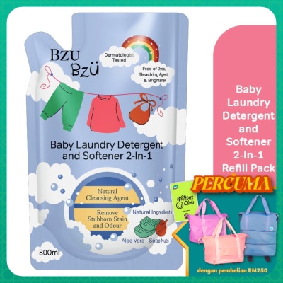 BZU BZU - Baby Laundry Detergent & Softener 2IN1 Refill800ML
