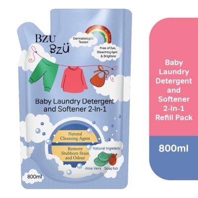 BZU BZU Baby Laundry Detergent & Softener 2IN1 Refill800ML