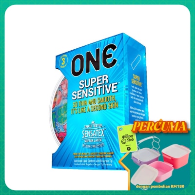 ONE - Super Sensitive Condom 3's