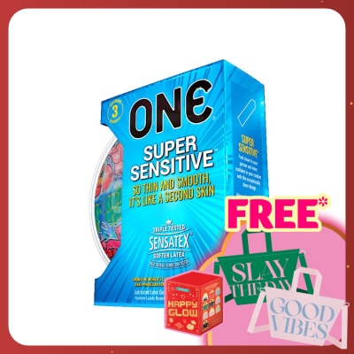 ONE Super Sensitive Condom 3's