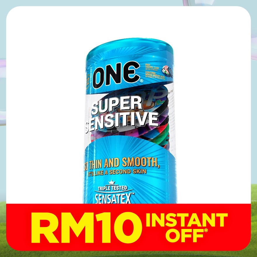 SUPER SENSITIVE LATEX CONDOM 12'S