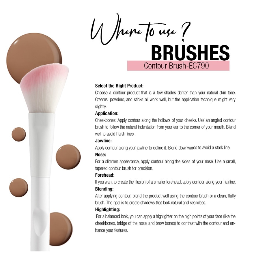 Make Up Brush Contour Brush EC790