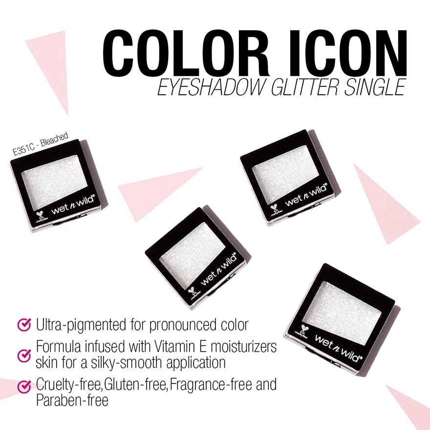 Eyeshadow Glitter Single Bleached E351C