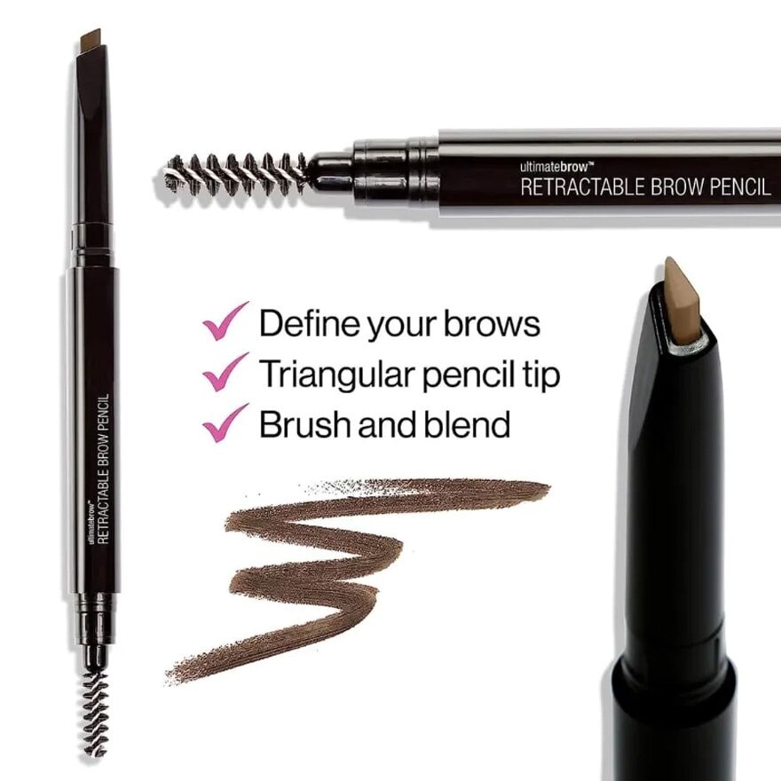 BROW RECTRACTABLE PENCIL MEDIUM BROWN E627A