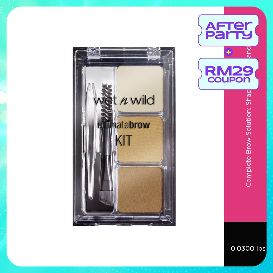WET N WILD ULTIMATE BROW KIT ASH BROWN E963