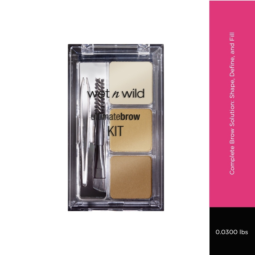 WET N WILD ULTIMATE BROW KIT ASH BROWN E963