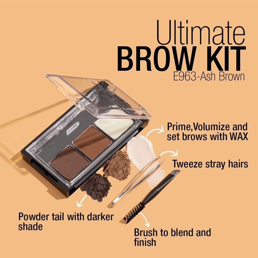 ULTIMATE BROW KIT ASH BROWN E963