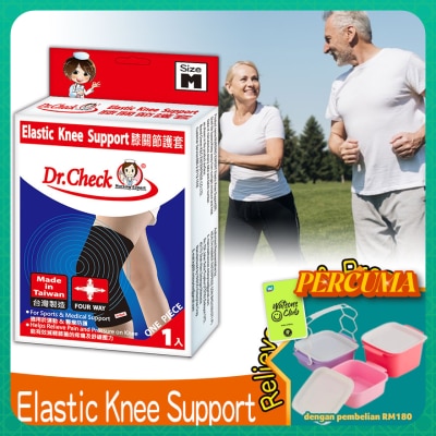 DR.CHECK - Elastic Knee Support M 1pcs