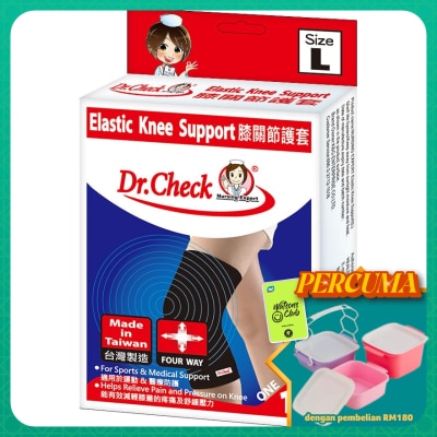 DR.CHECK - Elastic Knee Support Size L 1pcs
