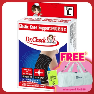 DR.CHECK Elastic Knee Support Size L 1pcs