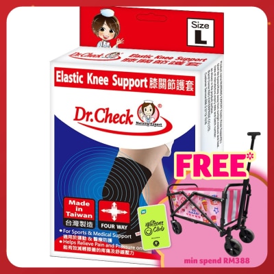 DR.CHECK Elastic Knee Support Size L 1pcs