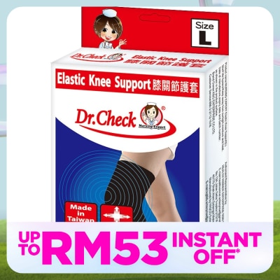 DR.CHECK Elastic Knee Support Size L 1pcs