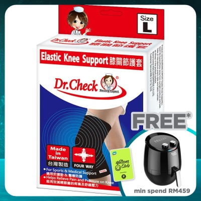 DR.CHECK Elastic Knee Support Size L 1pcs