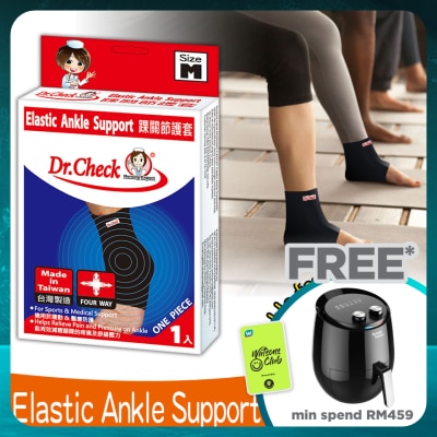 DR.CHECK Elastic Ankle Support M 1pcs