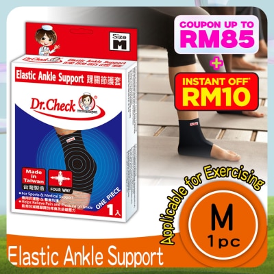 DR.CHECK Elastic Ankle Support M 1pcs