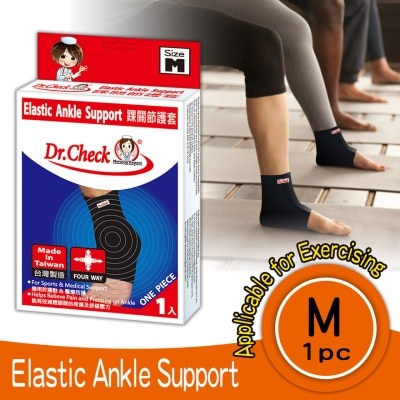 DR.CHECK Elastic Ankle Support M 1pcs