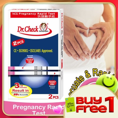 DR.CHECK - Dr.Check HCG R/Test Strips 2s