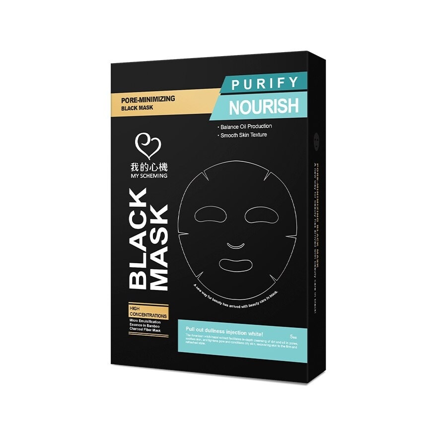 Pore-Minimizing Black Mask 5's