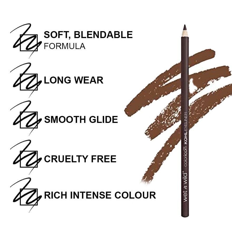 Color Icon Kohl Liner Pencil Simma Brown Now E603A