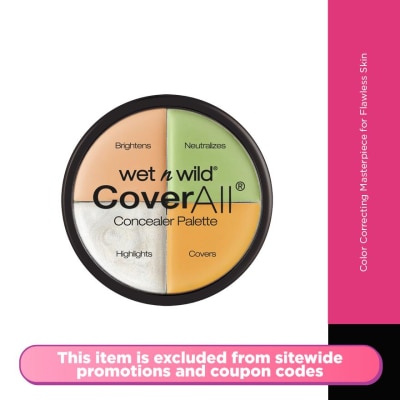 WET N WILD Coverall Concealer Palette Color Commentary E61462