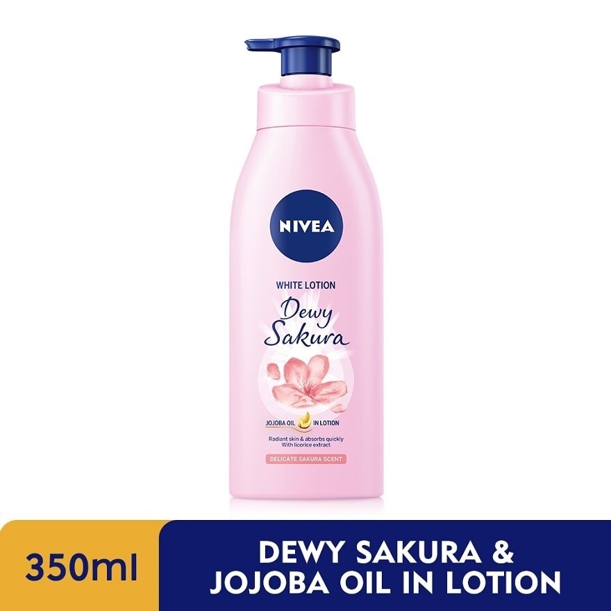 White Dewy Sakura & Jojoba Oil Body Lotion 350ml